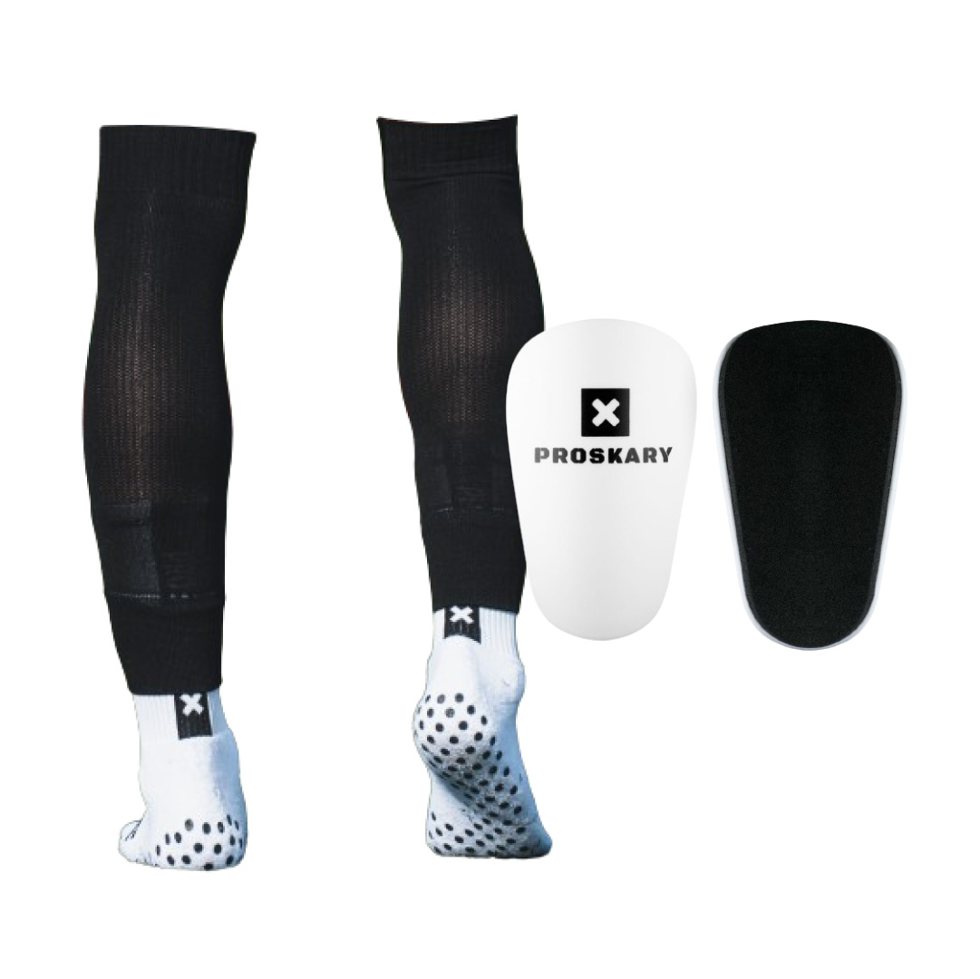 Proskary Combi Pakket - Gripsokken, sleeves & mini scheenbeschermers