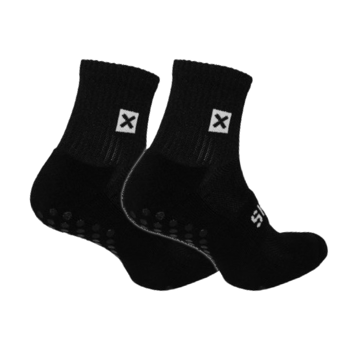 Proskary Comfort 2.0 Zwart Korte Antislip Gripsokken