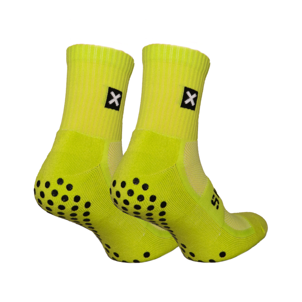 Proskary Comfort 2.0 Neon Geel Korte Antislip Gripsokken