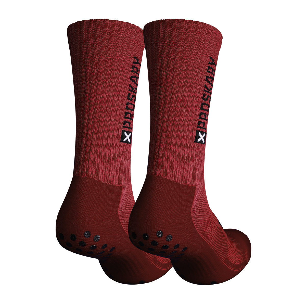 Proskary Comfort Bordeauxrood Antislip Gripsokken