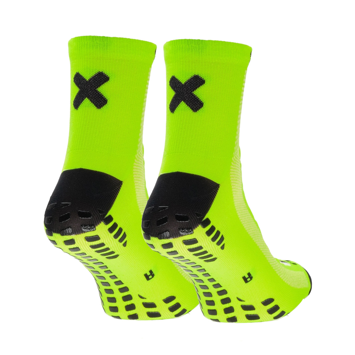 Proskary X-Run Neon Geel Antislip Gripsokken