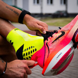 Proskary X-Run Neon Geel Antislip Gripsokken