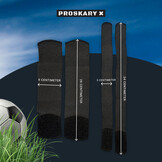 Proskary Scheenbeschermerbandjes Set Klittenband Zwart