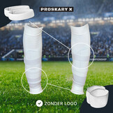 Proskary Scheenbeschermerbandjes Set Klittenband Wit