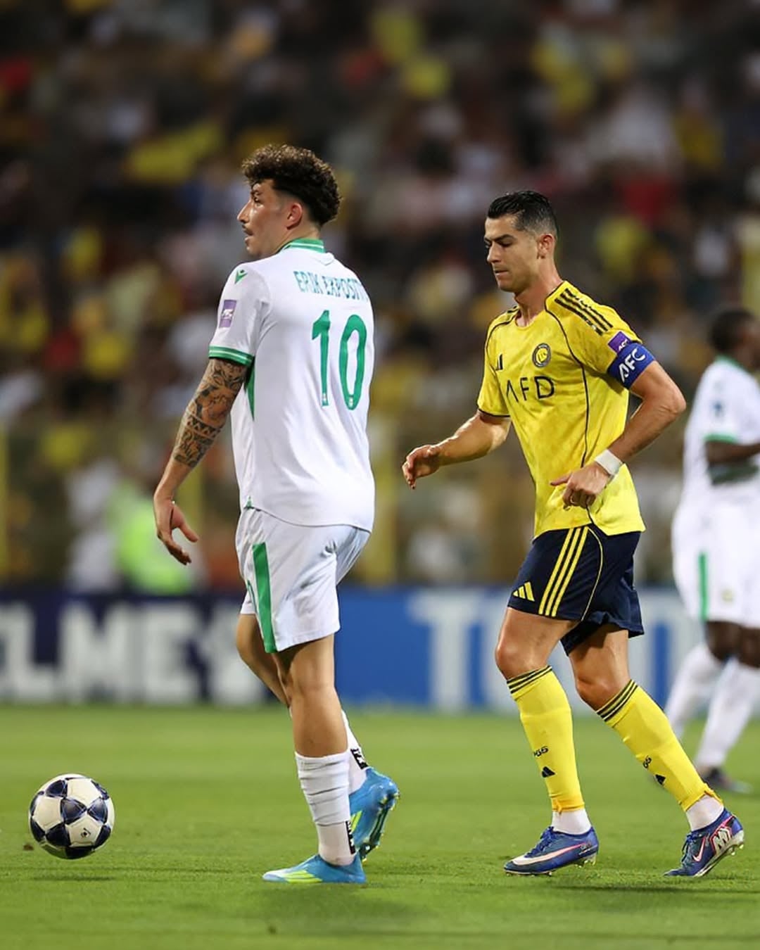 Proskary gedragen in wedstrijd met Cristiano Ronaldo