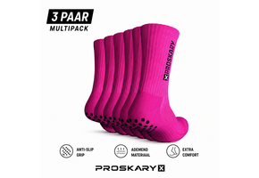 3-delige set | Comfort Gripsokken | Roze | Gripsokken
