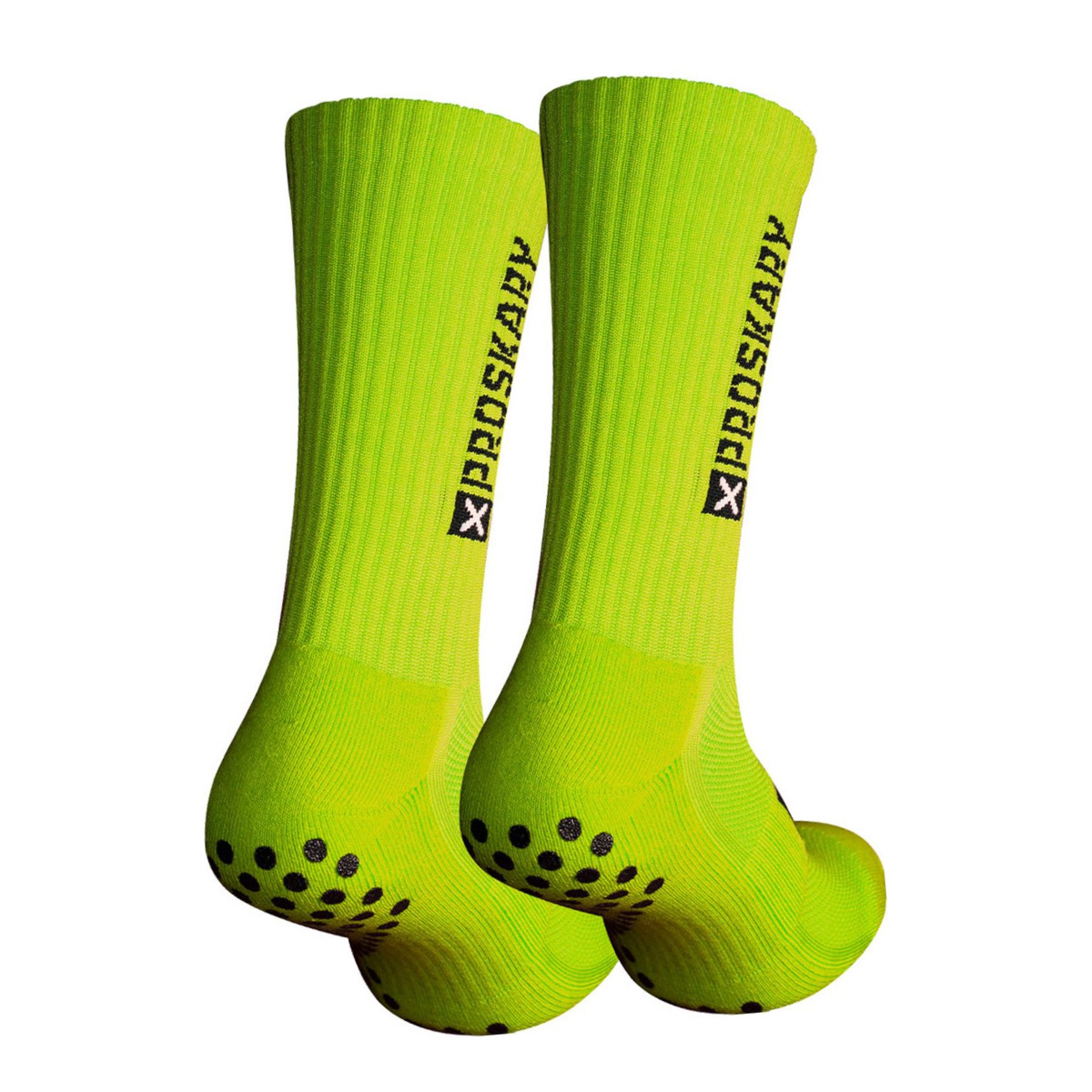 3-delige set | Comfort Gripsokken | Neon Geel | Gripsokken