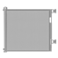 SFT Products Traphekje dicht stof van 1.5meter