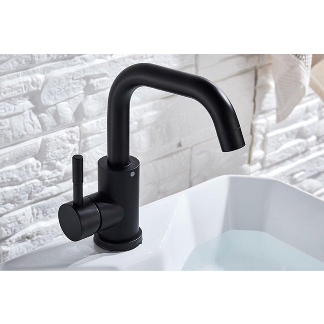 SFT Products Zwarte Wastafelkraan BEDFORD