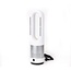 SFT Products Bladloze Ventilator-Kachel Warm/Koud Wit-Zilver
