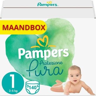 Pampers Pampers Pure Protection Maat 1 - 140 Luiers
