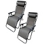 SFT Products Tuinstoelen Grijs 2 Stuks