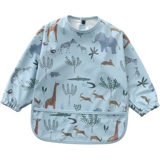 SFT Products Baby Slab met Lange Mouwen - Blauw Safari Dieren