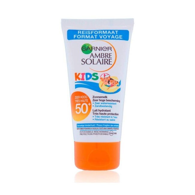 Garnier Ambre Solaire Kids Zonnebrand Melk 50 ml SPF50