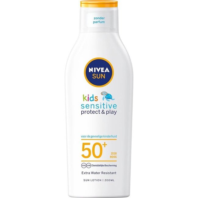 Nivea Nivea Sun Kids Zonnebrand - Protect & Sensitive Zonnemelk SPF 50+ - 200 ml