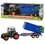 Dutch Farm Serie Dutch Farm Serie Tractor groen + Trailer 1:32