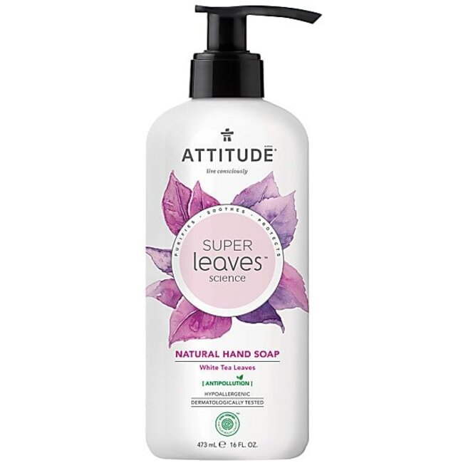 Attitude Attitude Super Leaves Natuurlijke Handzeep White Tea Leaves 473 ml