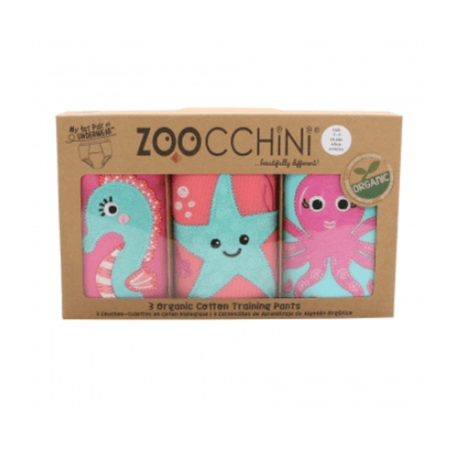 Zoocchini Zoocchini Oefenbroekjes 2-3 Jaar Girl Ocean