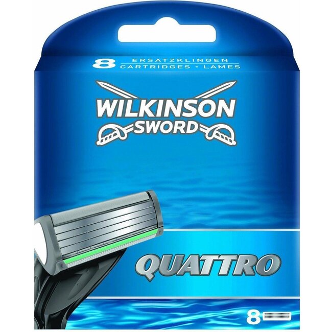 Wilkinson Wilkinson Quattro Mesjes 8 Stuks