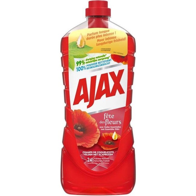 Ajax Ajax Allesreiniger Fête Des Fleurs Velden Met Klaprozen 1250 ml