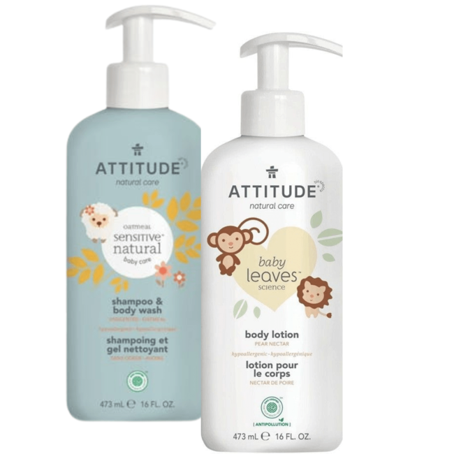 Attitude Attitude Baby Shampoo, Douchegel & Bodylotion Voordeel Pakket