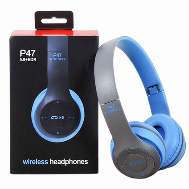 SFT Products SFT Products Bluetooth Headset Zwart Met Blauw