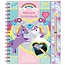 MERKLOOS Totum 071605 Unicorn Scratch Book