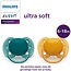 Philips Avent Philips Avent Ultra Soft Fopspeen Geel/Groen 6 Tot 18 Maanden 2 Stuks