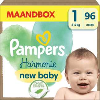 Pampers Pampers Harmonie Maat 1 - 96 Luiers