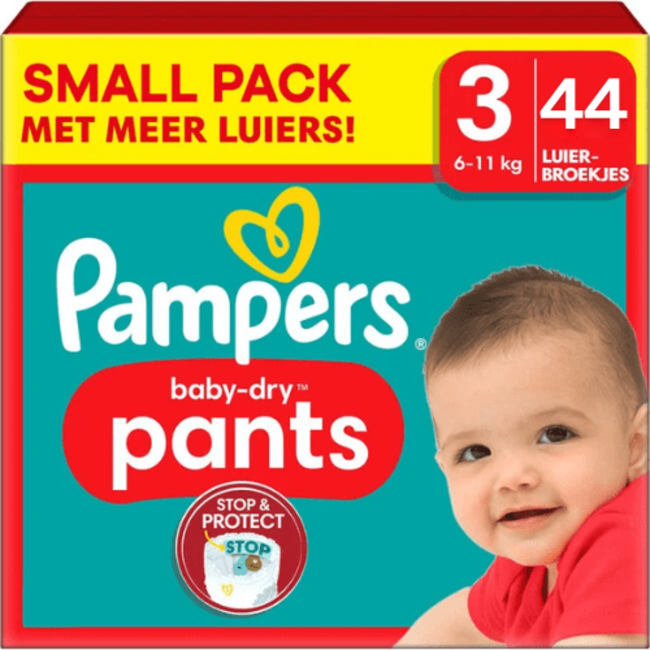 Pampers Baby Dry Pants Maat 3 - 44 Luierbroekjes