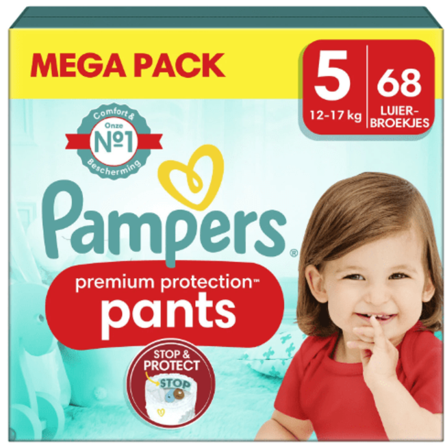 Pampers Premium Protection Pants Maat 5 - 68 Luierbroekjes