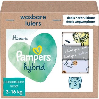 Pampers Harmonie Hybrid Wasbare Luiers - 3 Wasbare Luiers