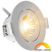 EcoDim Oczka sufitowe LED biały - 5W - IP54 - 2000K-3000K - uchylny