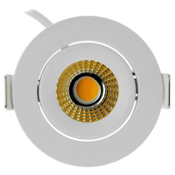 EcoDim Oczka sufitowe LED biały - 5W - IP54 - 2000K-3000K - uchylny