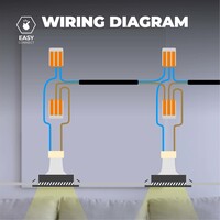 Ledvion 3x Lampy Wpuszczane w Sufit - inteligentne oświetlenie - Amsterdam - ściemniane - RGBWW - Stal Nierdzewna