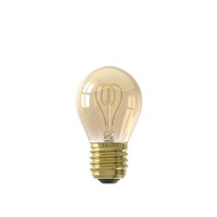 Calex Lampa LED Calex Ball Ø45 - E27 - 136 Lm - Złoty Filament Flex