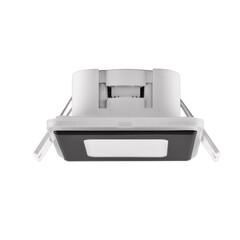 Lampa Wpuszczana w Sufit LED Matowa Czarna - 5W - IP44 - 3000K - Odchylenia