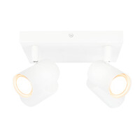 Ledvion Reflektory sufitowe LED - Biała - 3W - 2700K - ściemniany - Kwadrat - Uchylna