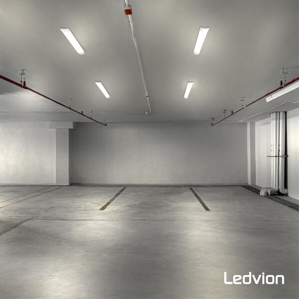 Ledvion 10x Lampa Świetlówka LED 60 cm - 15W - 2100 Lm - 4000K - IP20