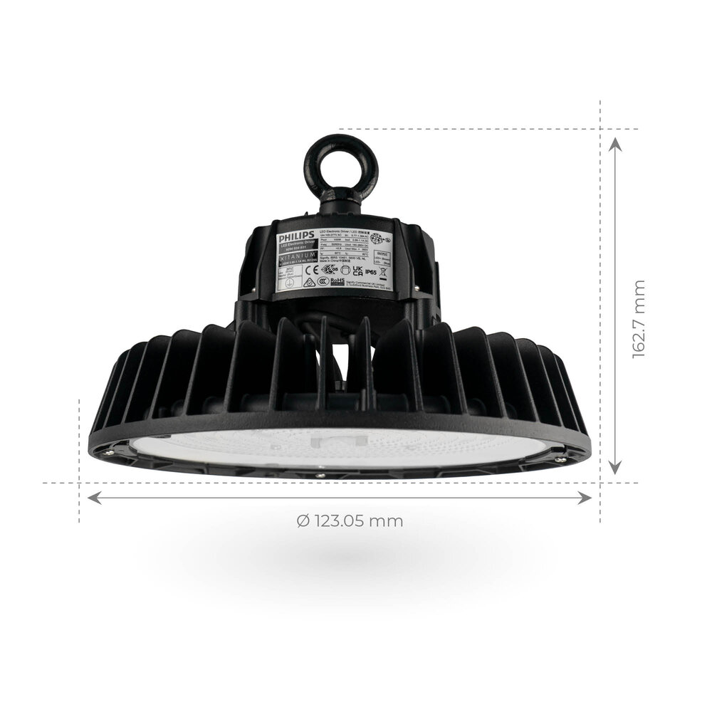 Ledvion 240W LED High Bay - Zasilacz Philips - 120° - 175lm/W - 3000K - IP65 - Możliwość przyciemniania - 5 lat gwarancji