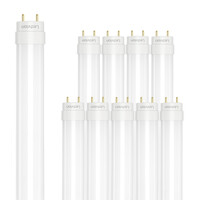 Ledvion 10x Świetlówka LED 120 cm - 18W - 1800 Lumenów - 4000K - 3 lata gwarancji