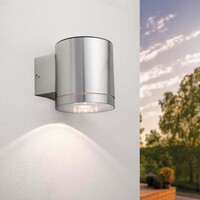 Ledvion Kinkiet Solarny Zewnętrzny Arche - 3000K - IP44 - Stal nierdzewna