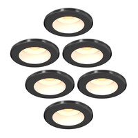 Ledvion 6x Mini Lampy Wpuszczane w Sufit LED - IP65 - 4W - CCT - Ø55 mm