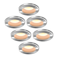 Ledvion 6x Mini Lampy Wpuszczane w Sufit LED - IP65 - 4W - CCT - Ø55 mm