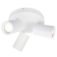 Ledvion Reflektory Sufitowe LED Białe Trio - Ściemniane - 3W - 4000K - Uchylne