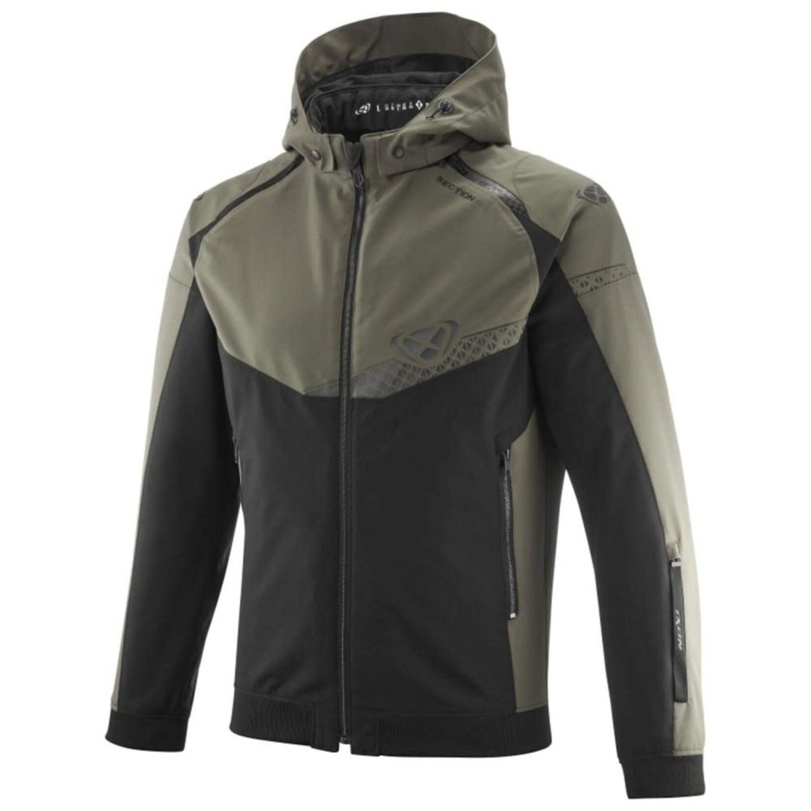 Ixon Ixon jacket textile section khaki/black