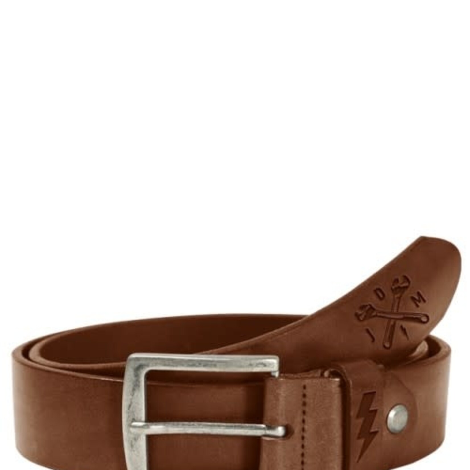 John Doe John Doe belt leather cross tool dark cognac