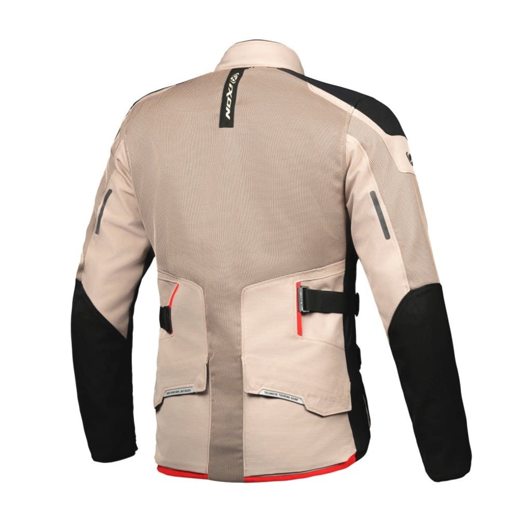 Ixon Ixon jacket textile m-njord sand/black/red