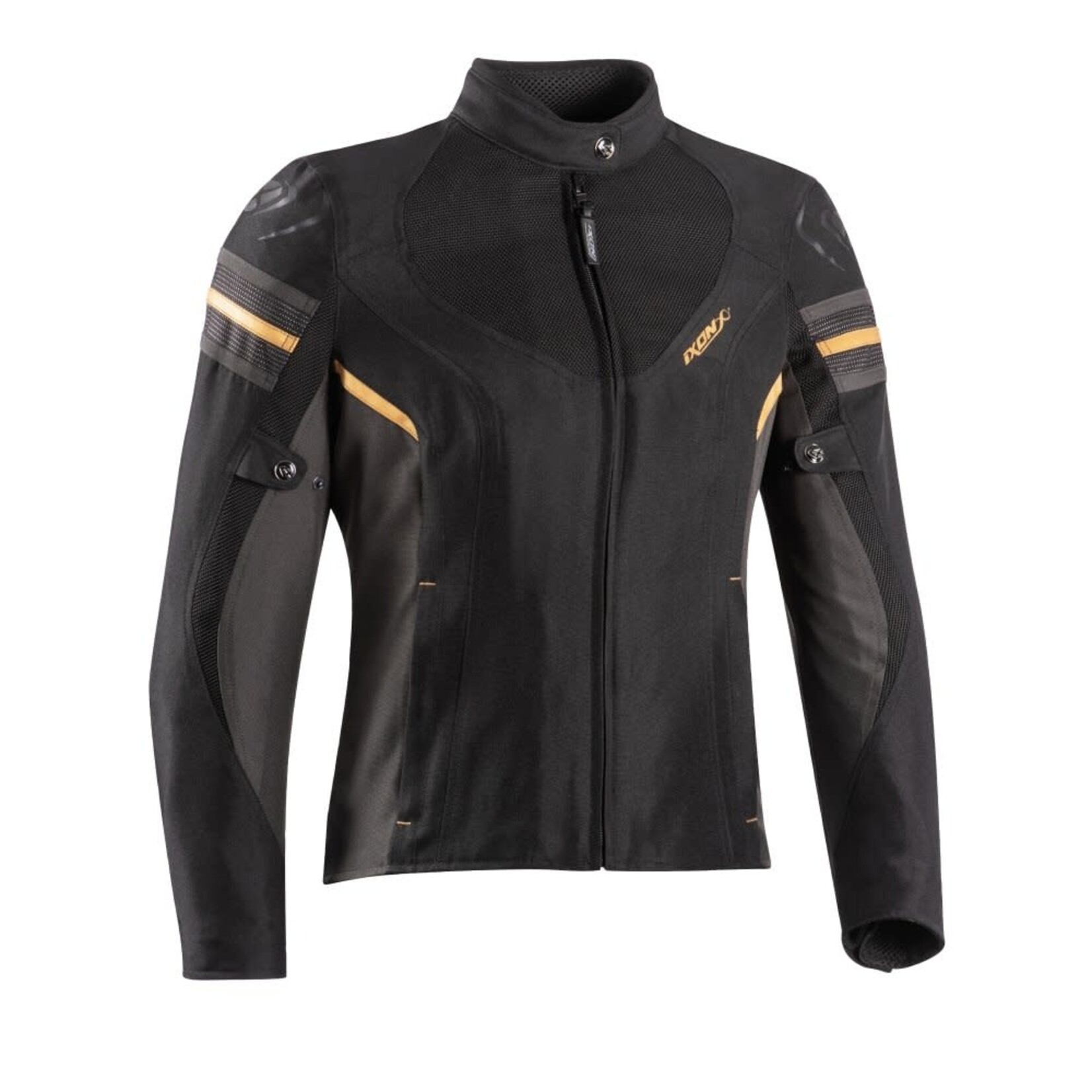 Ixon Ixon jacket textile ladies ilana evo black/anthracite/gold