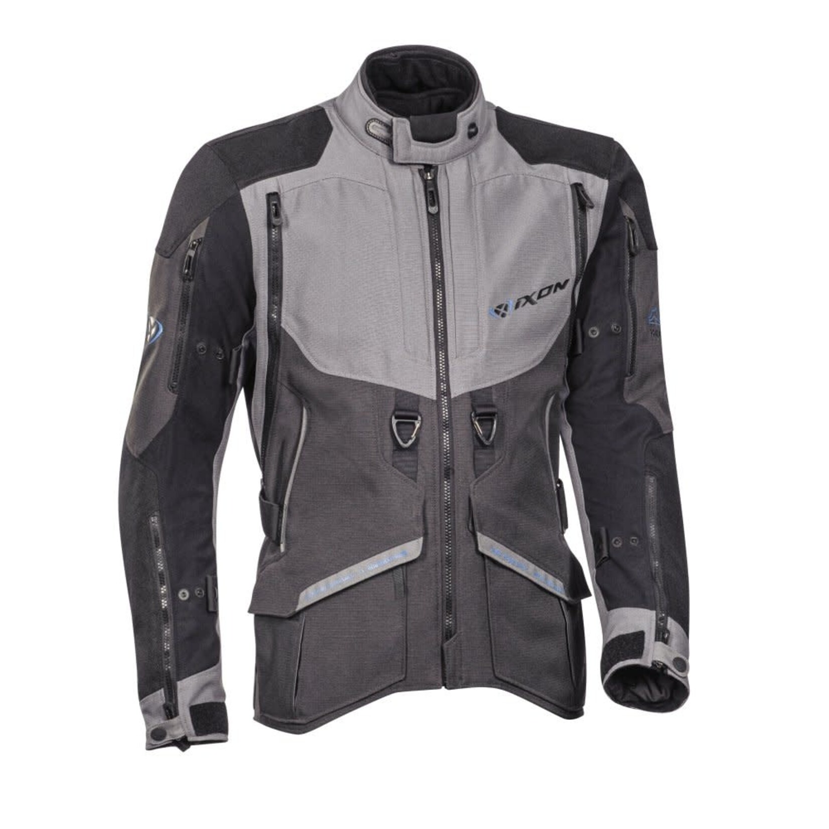 Ixon Ixon jacket textile ragnar anthracite/grey/blue